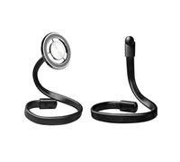 Stroller Phone Mount, Magnetic Suction Stand, Adjustable With Secure Grip, No Hands Convenience, Phone Holder for Treadmill, Bike, Cart, Car, Kitchen, Accessories, Daily, Travel, Workout Use