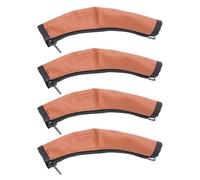 Stroller Protective Handle Cover, Soft PU Leather Sleeve, Anti-Slip & Comfortable Grip, Zippered & Removable Design, Easy to Clean, Perfect for Strollers & Prams