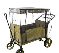 Stroller Rain Cover - Stroller Wind Cover | Outdoor Camping Vehicle Rain Covers | Rainproof Picnic Cart Protective Covers | Foldable Outdoor Protection Equipment for Walking Picnic Backyard Garden