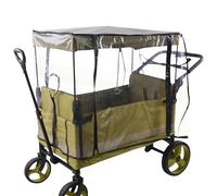 Stroller Rain Cover, Windproof Baby Shield, 36,64 x 20,49 x 28,76 in Foldable Weather-Resistant Attachment, Clear Waterproof for Travel, Beach, Picnic, Walking, Outdoor Use