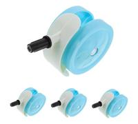 Stroller Replacement Wheels, Pushchair Swivel Caster Set, 4 Pieces Cart Wheels for Smooth Rolling, Replacement Casters for Pushchair, Walker, Home Indoor Use