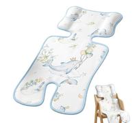 Stroller Seat Liner | 70 * 33cm Ice Silk | Universal Breathable Comfortable Mat | Stroller Kids Insert | For Outdoor Travel Walk Nap Summer Hot Park Shopping Home Nursery Car Change