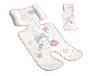 Stroller Seat Liner | 70 * 33cm Ice Silk | Universal Breathable Comfortable Mat | Stroller Kids Insert | For Outdoor Travel Walk Nap Summer Hot Park Shopping Home Nursery Car Change