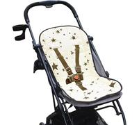 Stroller Seat Liner, Baby Pram Cushion, Shock Absorbing Pad, Breathable Soft Fabric, Ergonomic Support, Ideal for Walking Shopping Travel Home Use, Lightweight Comfortable Design