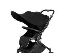 Stroller Shade Extender, Adjustable UV Protection Canopy, 29.53x27.56 inches Foldable Sunshade Cover for Prams, Car Seats, Bassinets, and Pushchairs, Outdoor Summer Travel Use