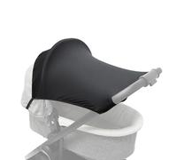 Stroller Sun Cover - Estensore in cotone traspirante per protezione solare regolabile per sedute, Naptime, jogging, spiaggia, Outings | Design bidirezionale, nero, opzionale