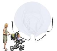 Stroller Sun Cover Rayshades, Breathable Pushchair Sunshade, 45 x 40 x 1 cm, tessuto traspirante e leggero, protezione UV Pram Canopy for Daily Outings, Walking, Camping
