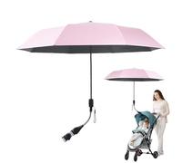 Stroller Sun Shade, Baby Parasol Cover, UV Protection Canopy, 35.43x20.67 inches, Breathable Mesh Fabric, Stable Clip Attachment, Outdoor Walks, Beach Trips, Wheelchair, Kids Use