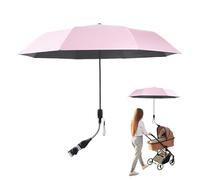 Stroller Sun Shade, Baby Parasol Protector, Breathable UV Shield, Stable Adjustable Design, Lightweight Easy Mount, Perfect for Beach and Outdoor Stroller Use, 35.43x20.67 Inches