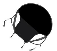 Stroller Sunshade, Dustproof Sun Protection Cover, Portable Baby Accessory, Black Fit, Black, for Outdoor Use, Camping, Beach, Jogging, Hiking, Park Sets