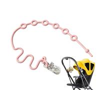Stroller Toy Straps - 7.87 * 15.75inches Silicone Secure Safe Lightweight Adjustable | Stroller Tether Pacifier Clip | For Car Seat Travel Bottle Teether Cribs Bags