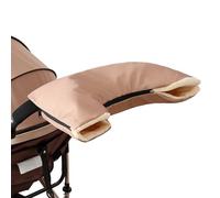 Stroller Warmer Gloves - 22.05 Inches Pram Hand Muff | Insulated Waterproof Stroller Gloves, Plush Lined Warm Muffs for Pushchairs, Winter Strolls, and Cold Weather