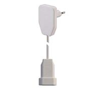 Strom Verlängerungscable [ Flachprise maschio - Euro-Frizione] bianco 3 m NVB
