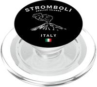 Stromboli Isole Eolie Vulcano Italia Bandiera Italiana PopSockets PopGrip per MagSafe