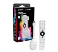 STRONG - 4K UHD Android TV Streaming Box - Leap-Neve - Google TV HDMI Stick - Wi-Fi 6 - Chromecast integrato - Compatibile con il controllo vocale Google - Dolby Vision-Atmos - Bianco