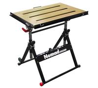 Strong Hand Tools, Nomad, Tavolo di saldatura in acciaio, Tre slot da tavolo da 1,1 ″ (28 mm), Angolo e altezza regolabili, Rotelle, Guide retrattili, Piedino di livellamento eccentrico, TS3020, Nero