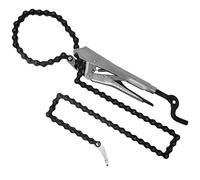 Strong Hand Tools, Pinze per catena di bloccaggio, catena rimovibile da 48 ", contiene tubi di diametro fino a 14", manovella unica facile aperta, innesco a sgancio rapido, PFC1048