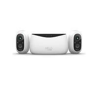 STRONG Helo CAMERA-B-KIT - 2 Videocamere di Sicurezza Full HD Wi-Fi per Interno ed Esterno e Stazione Base, Impermeabili IP65, Visione Notturna, Audio Bidirezionale, Batteria Ricaricabile, con App