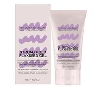 Strong Hold Flaxseed Gel per scrunch extra forte per definire, idratante naturale e crema per capelli, styling duraturo, per tutti i giorni, viaggi, feste, anniversario di matrimonio