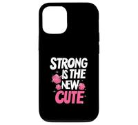 Strong is the New Cute, Women’s Fitness & Gym Motivation Custodia per iPhone 12/12 Pro