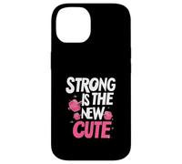 Strong is the New Cute, Women’s Fitness & Gym Motivation Custodia per iPhone 14