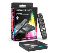 STRONG - Box Streaming Android TV 4K UHD - Leap-S3 Pro - Wifi 6 1200 Mbps - Chromecast integrato - Compatibile con Assistente vocale Google - Dolby Atmos e Dolby Vision - Facile da installare - Nero