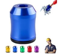 Strong Magnetic Screw Ring, 3-in-1 Screwdriver Head Magnetic Ring Head, Powerful 1/4 Inch(6.35mm) Universal Tool Fits Most Hex Screwdrivers and Power Bits, Save Time and Boost Precision (Blue)