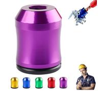 Strong Magnetic Screw Ring, 3-in-1 Screwdriver Head Magnetic Ring Head, Powerful 1/4 Inch Universal Tool Fits Most Hex Screwdrivers and Power Bits, Save Time and Boost Precision (PURPLE)