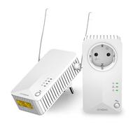 STRONG Powerline WI-FI 600 KIT | WiFi 6 | Adattatore Powerline + adattatore Wi-Fi Powerlan | Hotspot WLAN | fino a 600 Mbit/s | Portata oltre 300 m, bianco