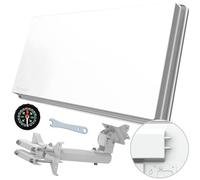 STRONG SLIMSAT SA62 Antenna Satellitare Digitale, Slim, Piatta, Per 2 Utente, Colore Bianco
