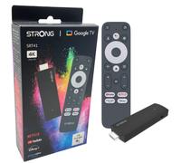 STRONG - SRT 41 - Streaming Box Google TV 4K - Chromecast - Wifi 5 - Bluetooth - Assistente Vocale Google - Dolby Atmos/Vision - HDR