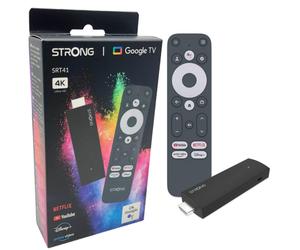 STRONG - SRT 41 - Streaming Box Google TV 4K - Chromecast - Wifi 5 - Bluetooth - Assistente Vocale Google - Dolby Atmos/Vision - HDR