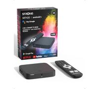 Decoder Digitale Terrestre SRT420 con Formato 4K Ultra HD + Google TV Box con HDMI /USB /Wi-Fi / Lan / S /PDIF / Bluetooth MicroSD Sistema Operativo Android