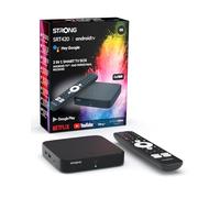 Decoder Digitale Terrestre SRT420 con Formato 4K Ultra HD + Google TV Box con HDMI /USB /Wi-Fi / Lan / S /PDIF / Bluetooth MicroSD Sistema Operativo Android