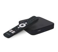 STRONG - Streaming Box Android TV 4K UHD - SRT 423 - Chromecast integrato - DVB-T2 e ricevitore via cavo - Controllo vocale - Dolby Vision Atmos - Google Play, Netflix, Prime Video, Disney+ - Nero