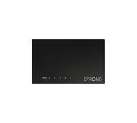 STRONG SW5000M, Switch Ethernet 5 Porte Gigabit, Sdoppiatore Rete RJ45, Plug & Play, Montaggio Desktop o a Parete, Metallo