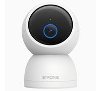 Strong - Telecamera di Sicurezza Interna 5MP, SHC05IR0-W, Sorveglianza Continua, Rilevamento Movimento, Visione Notturna, Wi-Fi, Autoportante, Compatibile con App, Vista Panoramica a 360°