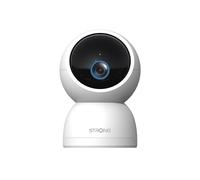Strong - Telecamera di Sicurezza Interna 5MP, SHC05IR0-W, Sorveglianza Continua, Rilevamento Movimento, Visione Notturna, Wi-Fi, Autoportante, Compatibile con App, Vista Panoramica a 360°