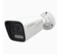 Strong Telecamera Esterna 3K 5MP, Sicurezza PoE con Rilevamento Movimento/Umano, Visione Notturna, Avvisi Veicoli, IP67 Impermeabile, Microfono Integrato, Registrazione NVR/Cloud, Controllo App
