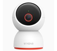 Strong Telecamera Interna 4K 8MP, Baby Cam 360° Pan/Tilt, Telecamera Cani Rilevamento Movimento, Auto Tracking, Visione Notturna, Audio Bidirezionale, Cloud & SD 512GB, WiFi 2.4G/5G, Controllo APP