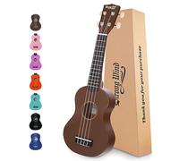 Strong Wind Ukulele soprano da 53 cm in tiglio per principianti a quattro corde chitarra hawaiana ukulele per adulti adolescenti marrone