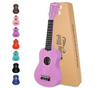 Strong Wind Ukulele soprano in tiglio da 53,3 cm, per principianti, a quattro corde, chitarra hawaiana, per adulti e adolescenti, viola