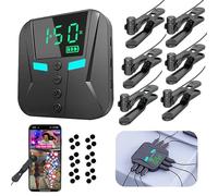 STRONGBERRY Clicker automatico con 6 testine a scatto per iPhone, iPad, Tapper schermo del telefono per Android IOS, clic continuo con dita simulate, clicker regolabile per giochi, trasmissioni in