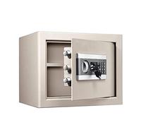 Strongbox, cassaforte elettronica, sicura e durevole, a prova di fuoco, impermeabile, 30 cm, per casa e ufficio, mini cassetta di sicurezza interamente in acciaio da inserire nel muro per documenti