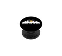 Stronger Than the Storm Christian Bible Verse Proverbs 31 25 PopSockets PopGrip Adesivo
