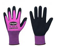 stronghand Guanto da lavoro FLEXTER LADY Lattice, sabbiato, rosa/nero 6 nessun colore