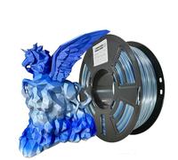 Stronghero3D Filamento PLA per stampante 3D 1,75mm seta argento galassia blu precisione +/-0,05mm Peso netto 1kg Ender3 Cr10