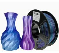 Stronghero3D PETG - Filamento per stampante 3D, 1,75 mm, multicolore, cromato, 1 kg, precisione +/- 0,05 mm per ender3 Cr10 Sovol