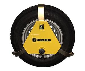 Stronghold Apex - Morsetto Triangolare per Ruote da 30,5 cm a 33 cm, Adatto per roulotte, rimorchi, Box per Cavalli, furgoni e Camper, Larghezza Pneumatici Fino a 165 mm, Diametro 504 mm - 704 mm