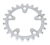 Stronglight - Corona a 5 braccia/74 PCD, 28 Denti, Colore: Argento